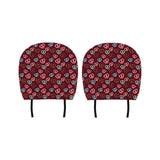 Pretzels Pattern Print Design 05 Car Headrest Cover