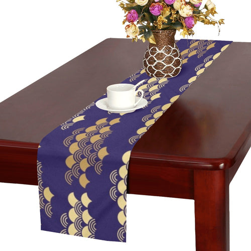 Beautiful japanese fan pattern Table Runner