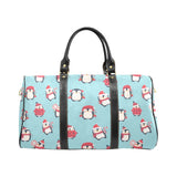 Cute penguin christmas design pattern Travel Bag