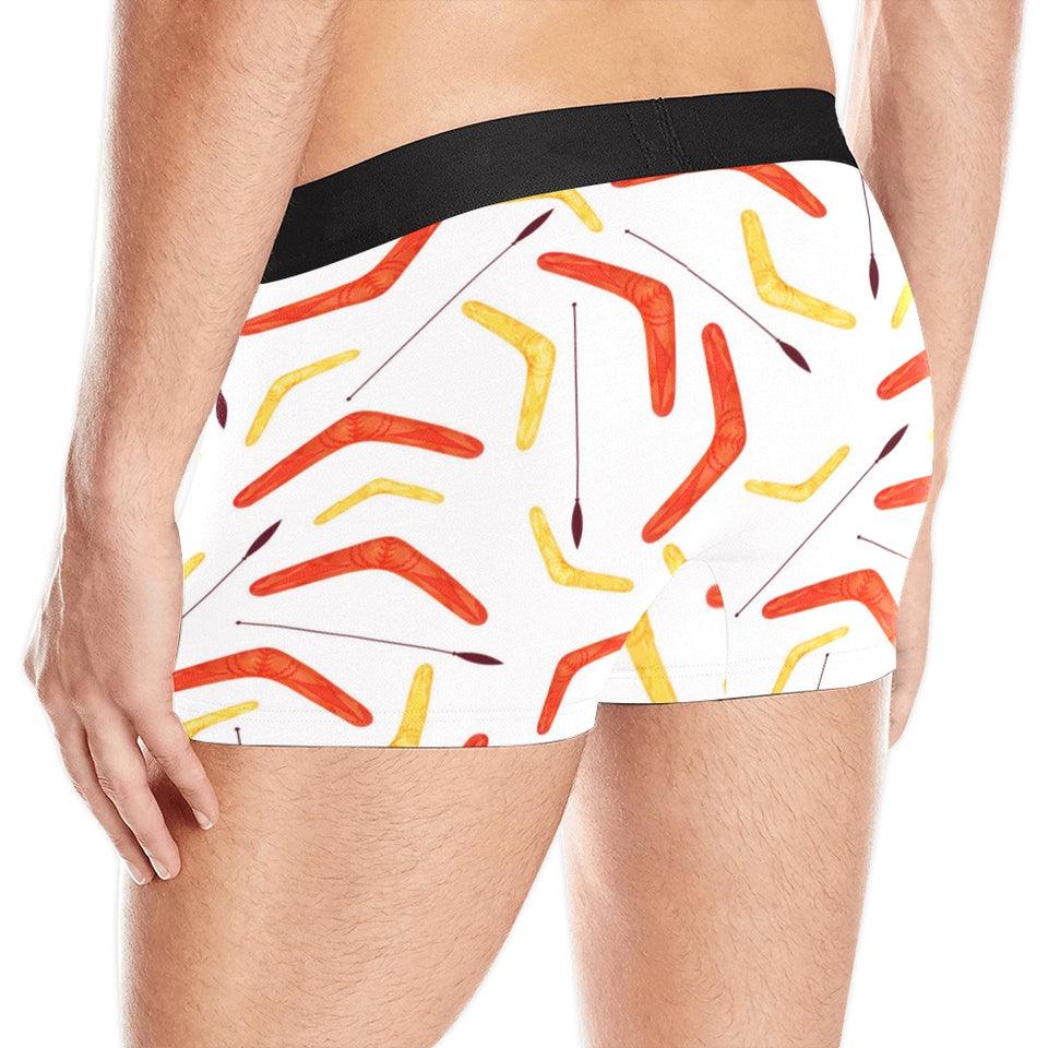 Waterclor boomerang Australian aboriginal ornament Men's All Over Print Boxer Briefs Men's Underwear