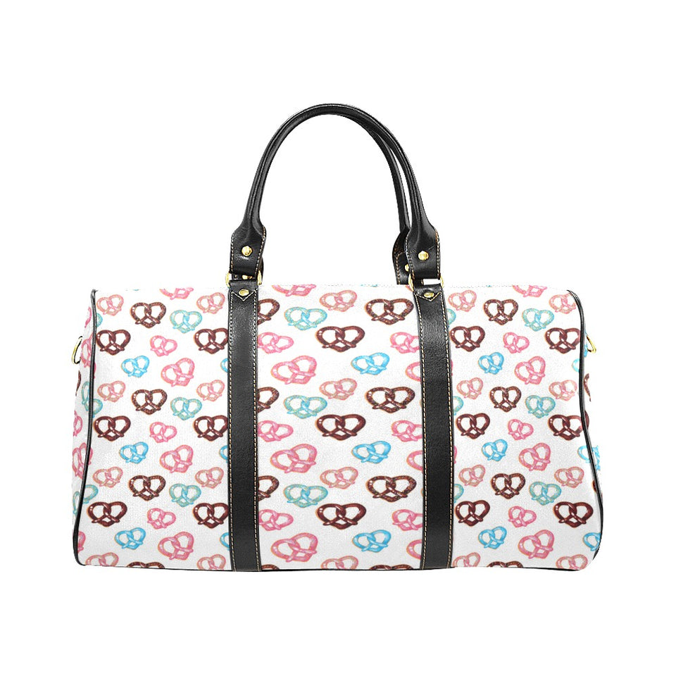 Pretzels Pattern Print Design 04 Travel Bag