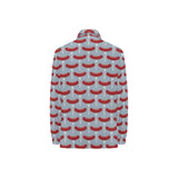 Sausage Pattern Print Design 02 Women's Long Sleeve Polo Shirt
