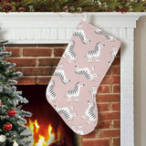 Cute zebra pattern Christmas Stocking