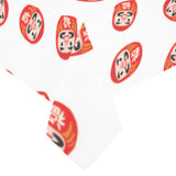 Daruma japanese wooden doll pattern Tablecloth