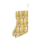 Camels ethnic motif pattern Christmas Stocking