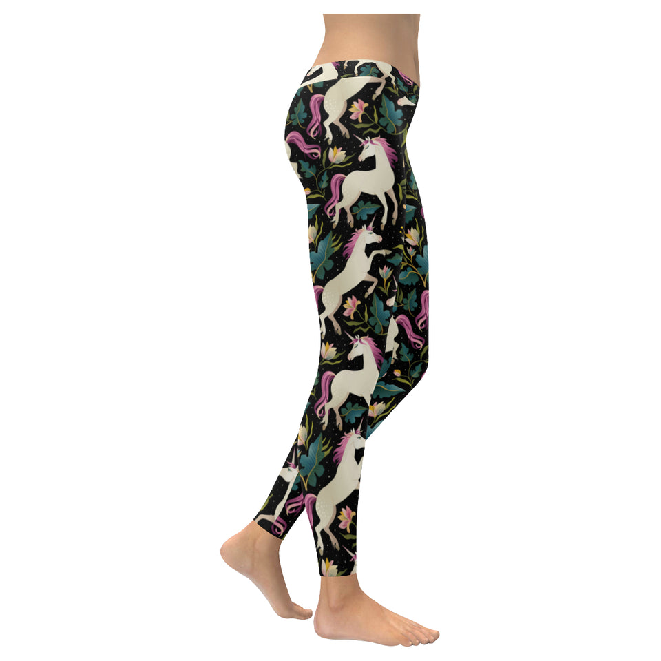 Unicorns forest background Women's Legging Fulfilled In US