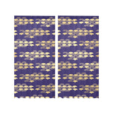 Beautiful japanese fan pattern Gauze Curtain