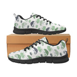 Chameleon lizard succulent plant pattern Men's Sneaker Shoes