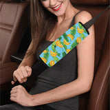 banana leaves banana design pattern Car Seat Belt Cover
