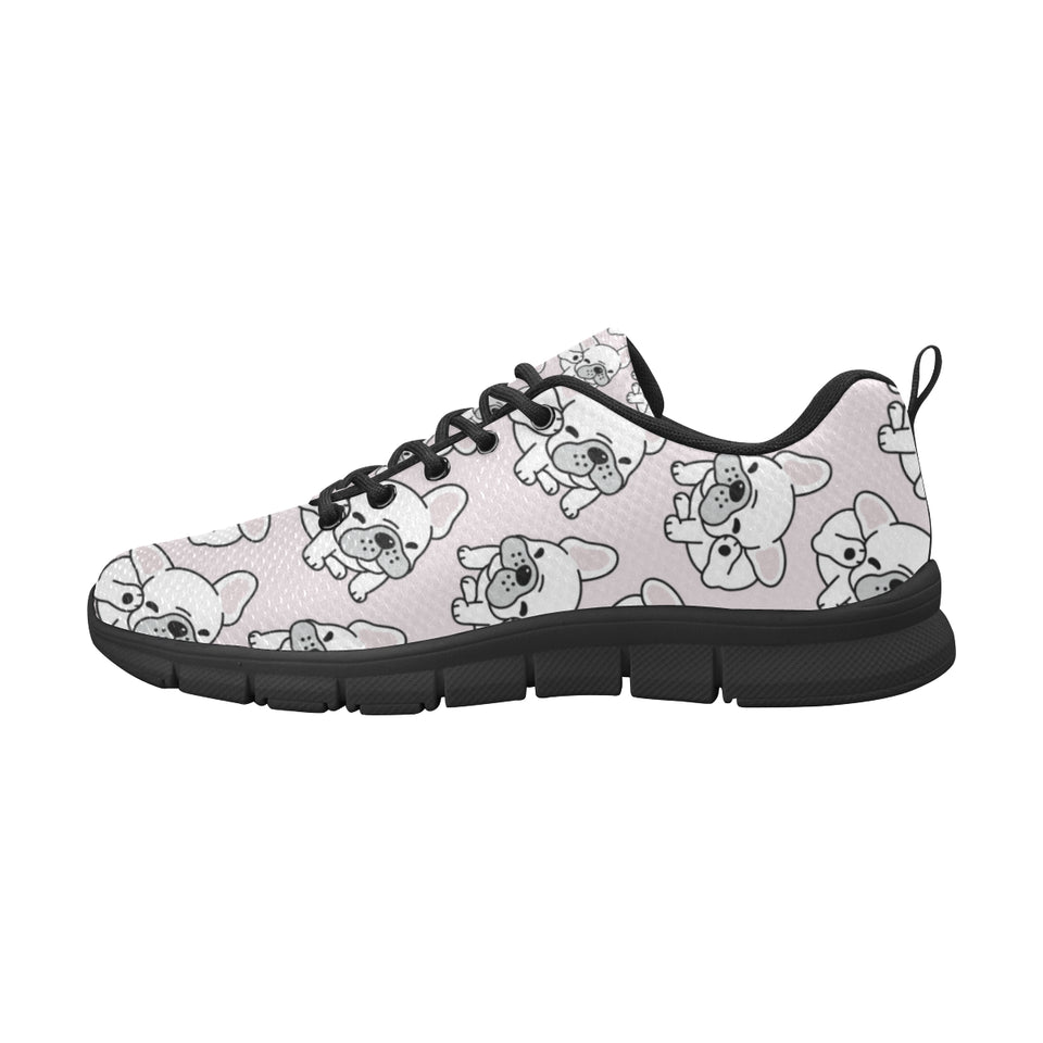 Cute french bulldog pattern Women's Sneaker Shoes