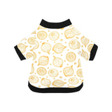 hand drawn onion pattern All Over Print Pet Dog Round Neck Fuzzy Shirt