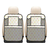 Horseshoes Pattern Print Design 02 Car Seat Back Organizer