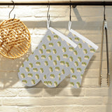 Sandwich Pattern Print Design 05 Heat Resistant Oven Mitts
