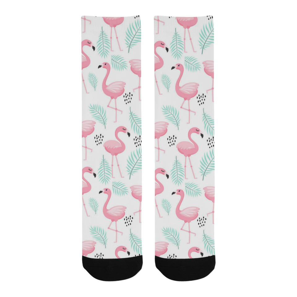 Cute flamingo pattern Crew Socks