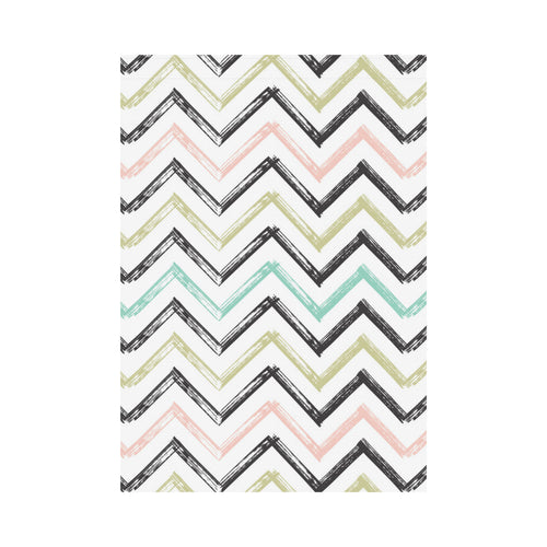 zigzag chevron paint pattern House Flag Garden Flag