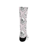 Cute french bulldog pattern Crew Socks