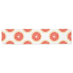 Grapefruit pattern Table Runner