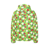 Ladybug Pattern Print Design 01 Kids' Boys' Girls' Padded Hooded Jacket