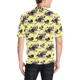 Ostrich Pattern Print Design 04 Men's All Over Print Polo Shirt