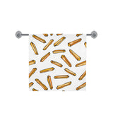 French fries potato pattern Bath Towel