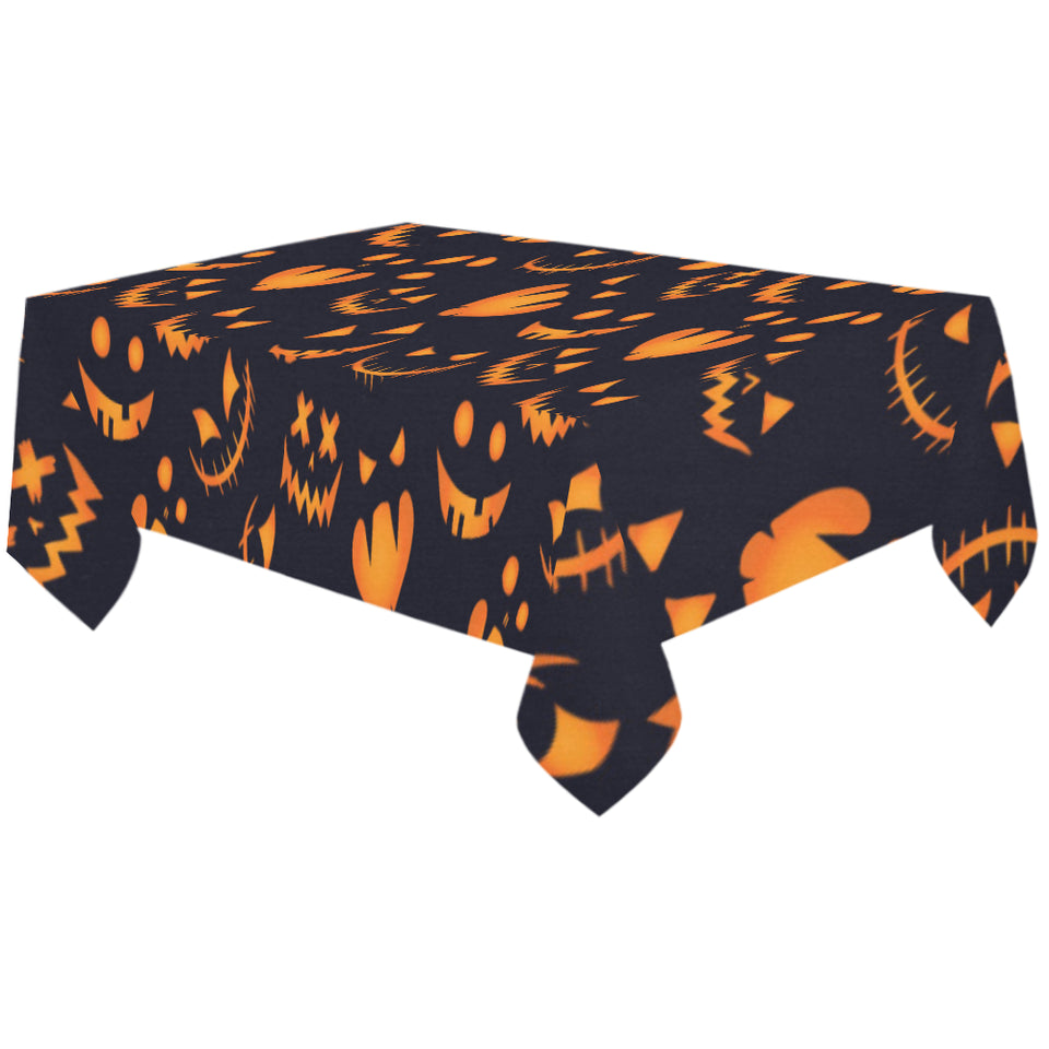 Halloween pattern Pumpkin background Tablecloth