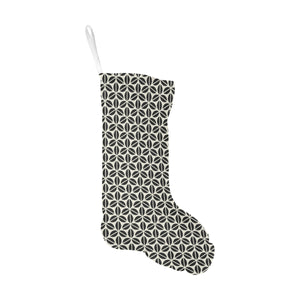 Coffee bean abstract modern pattern Christmas Stocking