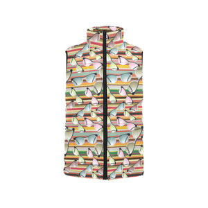 Sun Glasses Pattern Print Design 02 Men's Padded Vest