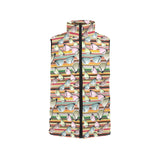 Sun Glasses Pattern Print Design 02 Men's Padded Vest
