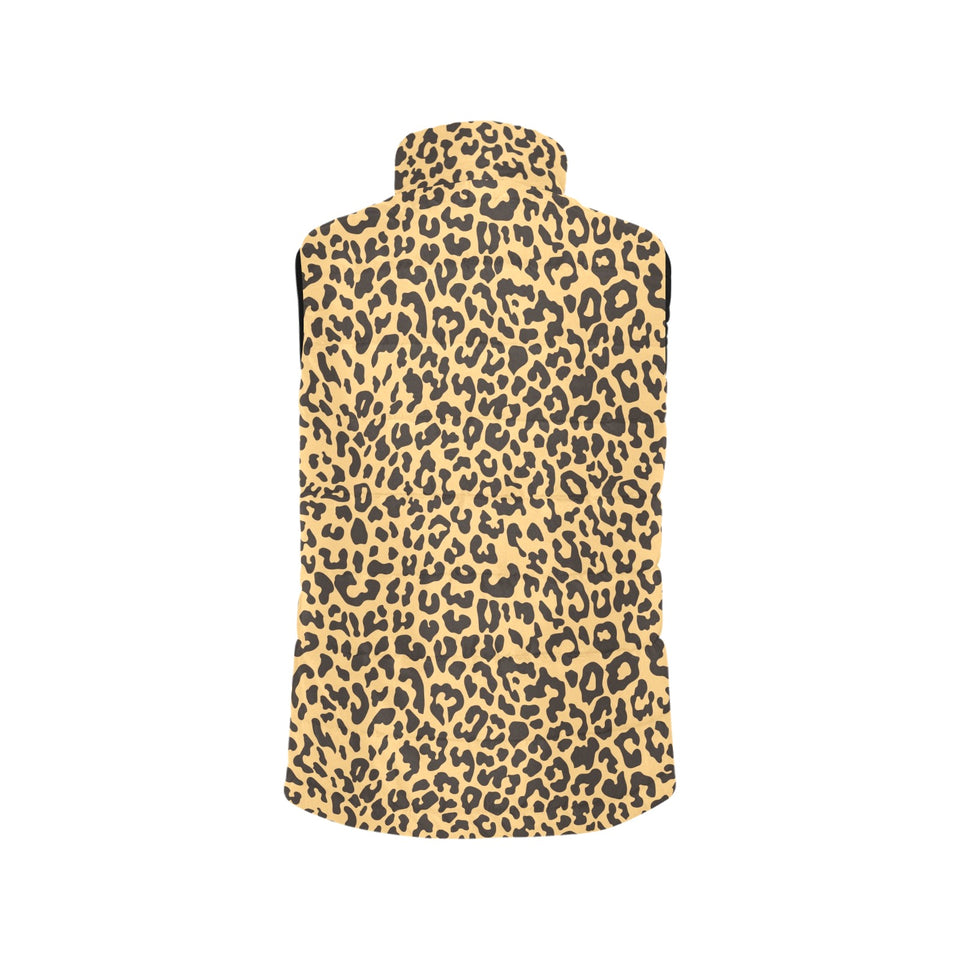 Leopard skin print Women's Padded Vest