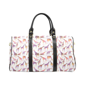 Giraffe Pattern Print Design 02 Travel Bag