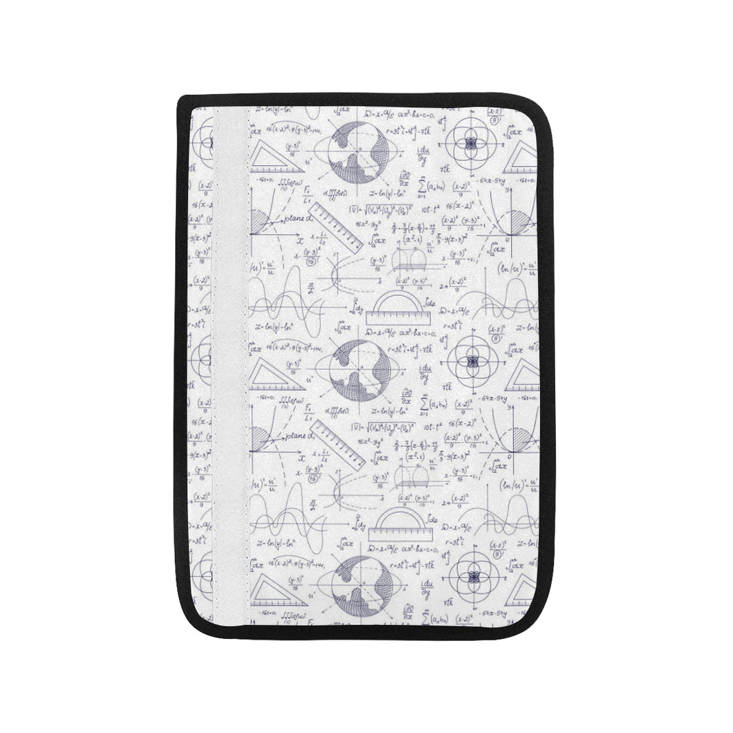 Math Pattern Print Design 03 Car Seat Belt Cover
