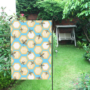 Bee honeycomb pattern House Flag Garden Flag