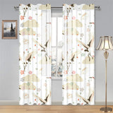Beautiful Japanese cranes pattern Gauze Curtain
