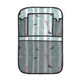 Crows christmas hat scarf Car Seat Back Organizer