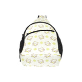 Cute cartoon frog baby pattern All Over Print Chest Bag