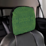 Crocodile Skin Printed Car Headrest Cover