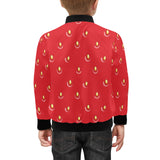 strawberry texture skin pattern Kids' Boys' Girls' Bomber Jacket