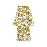Beer design pattern Blanket Robe with Sleeves