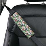 Hummingbird Pattern Print Design 05 Car Seat Belt Cover
