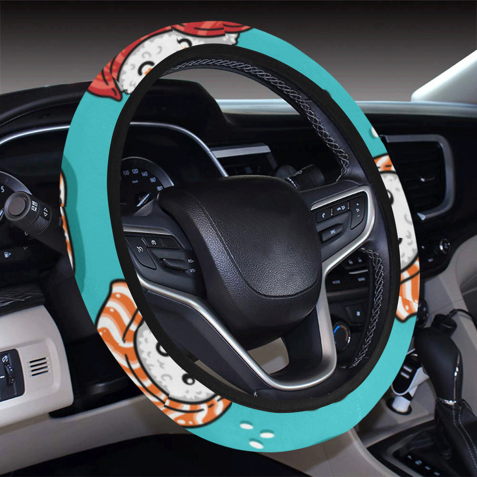Cute sushi pattern Car Steering Wheel Cover