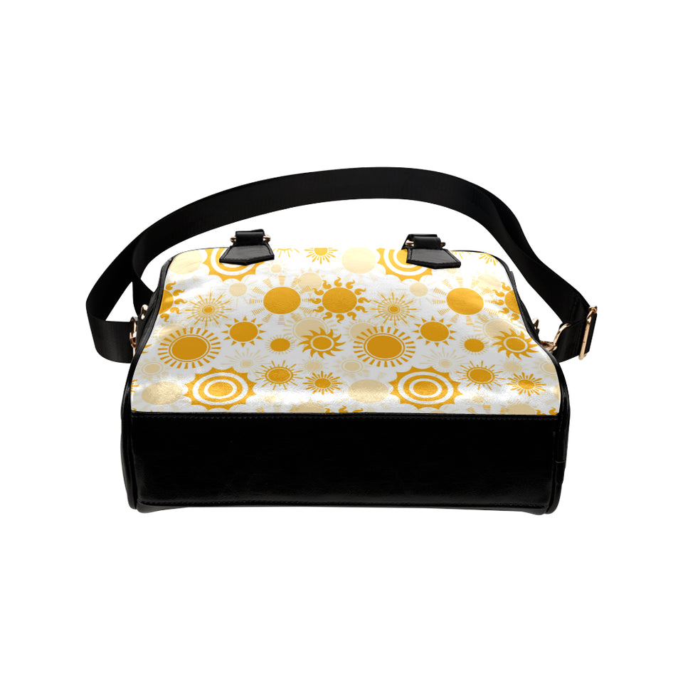 Sun design pattern Shoulder Handbag