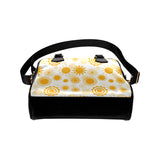 Sun design pattern Shoulder Handbag