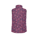 Eiffel Tower Heart Pattern Print Design 04 Men's Padded Vest