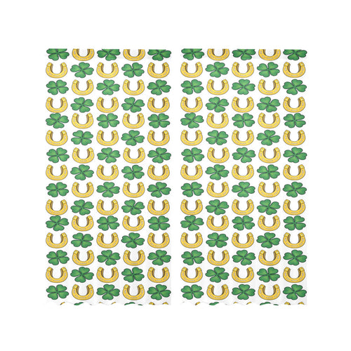 Horseshoes Pattern Print Design 04 Gauze Curtain