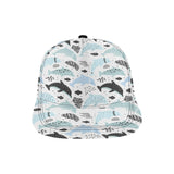 Cute dolphins Childish Style pattern All Over Print Snapback Cap