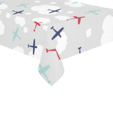 Airplane cloud grey background Tablecloth