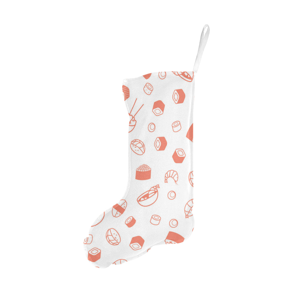 Sushi pattern Christmas Stocking