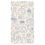 Cute sushi icon pattern Bath Towel