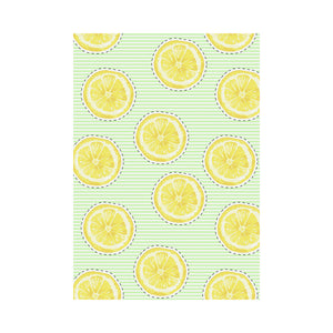 slice of lemon pattern House Flag Garden Flag