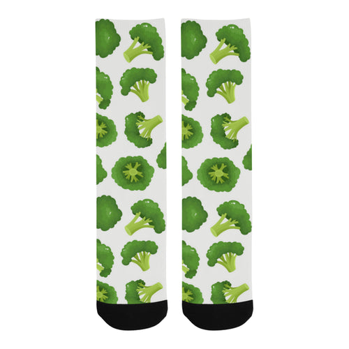 Cute broccoli pattern Crew Socks